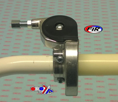 THROTTLE TWIST GRIP GUNNER-GASSER SILVER