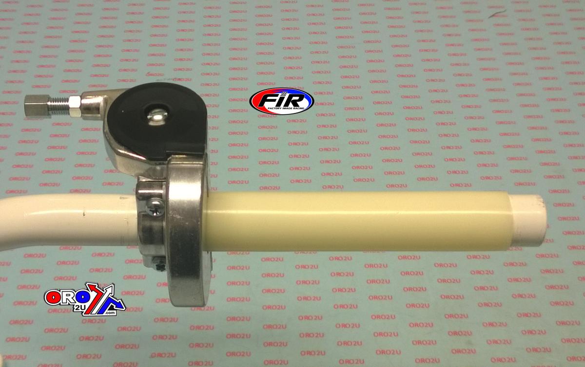 THROTTLE TWIST GRIP GUNNER-GASSER SILVER