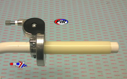 THROTTLE TWIST GRIP GUNNER-GASSER SILVER