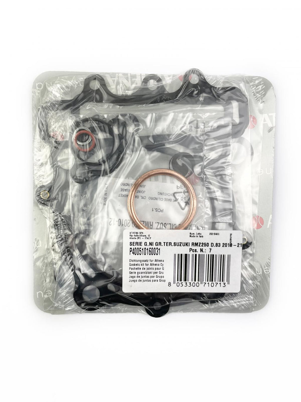 TOP END GASKET SET 83MM SUZUKI RM-Z 250 19-21, ATHENA P400510160031 290CC BIG BORE