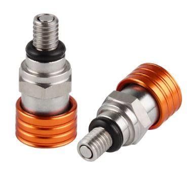 PRO FORK AIR BLEEDER SET/2 KTM M4X0.7 ORANGE 2005-2019 KTM SX SXF EXC EXCF XC XCF XCW XCFW 85-500