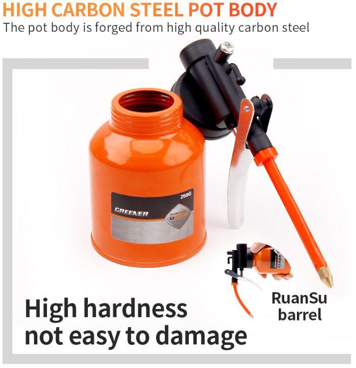 300cc OILER High Pressure Pump, OIL CAN WITH FLEXI END