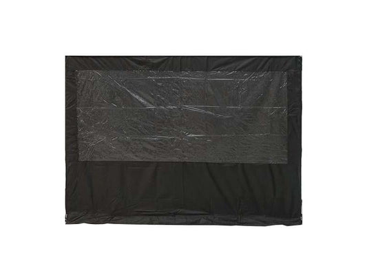 GAZEBO SIDE WALL WINDOW PANEL PLAIN BLACK 3x3m VELCRO ATTACHMENT