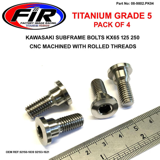 GR5 SUB FRAME BOLTS KX 65 125, 92150-1839 92153-1621 PACK OF 4
