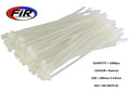 NYLON CABLE ZIP TIES - NATURAL, 200mm x 4.8mm - PACK OF 1000