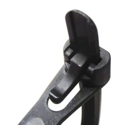 REUSABLE NYLON CABLE ZIP TIES BLACK, 250mm x 7.6mm - PACK OF 100