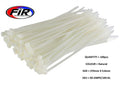 NYLON CABLE ZIP TIES - NATURAL, 370mm x 4.8mm - PACK OF 100