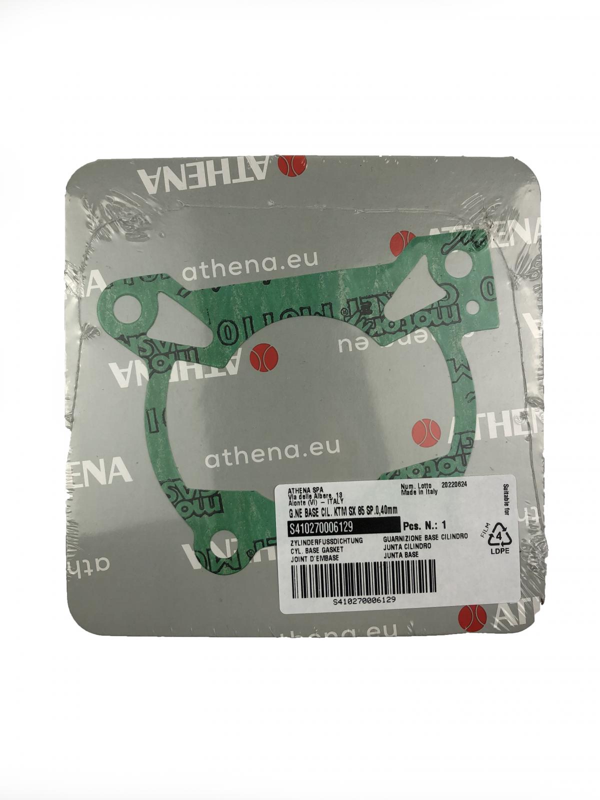 CYLINDER BASE GASKET 0.40mm KTM 85 2018-26, ATHENA S410270006129 HUSQVARNA GAS GAS