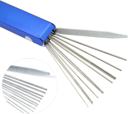 CARBURETOR JET CLEANER WIRE SET (0.3 - 1.6mm) 60MM WIRE LENGTH