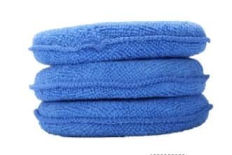 CLEANING WAX APPLICATION PADS 3PCS, MICROFIBRE MATERIAL