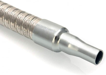 METAL FLEXIBLE SHAFT FUNNEL, MESH FILTER / 370MM LONG / BENDABLE