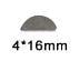 WOODRUFF KEY 4.00 x 15.10 x 6.50mm (PACK OF 4)