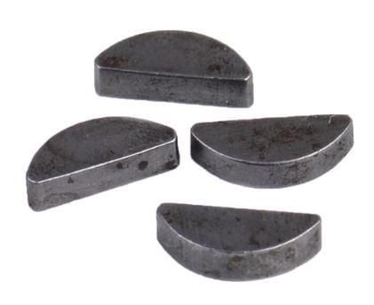 WOODRUFF KEY 4.00 x 12.00 x 5.00mm PACK OF 4