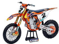 MODEL DIE CAST RED BULL KTM TEAM, 450 SXF COOPER WEBB #2 SCALE 1:10, NEWRAY 58213