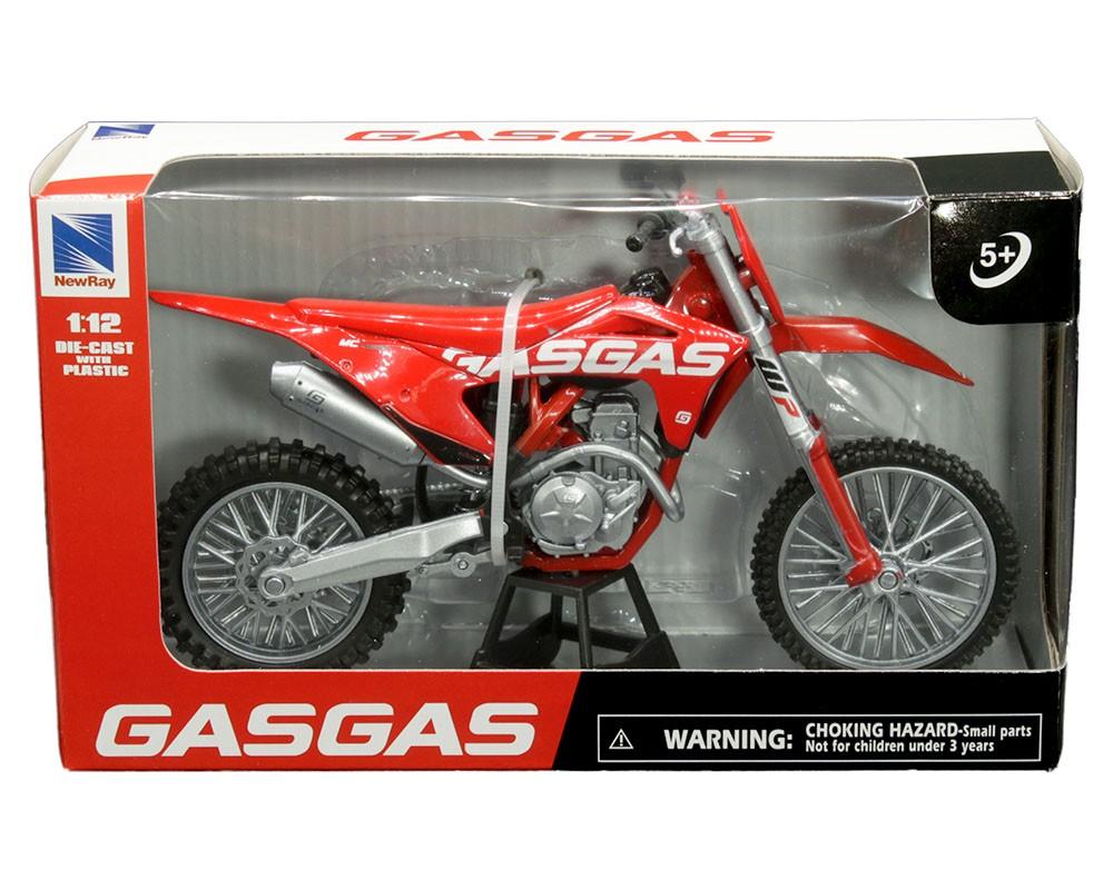 MODEL DIE CAST GAS GAS MC 450 F, RED, SCALE 1:12, NEWRAY 58293