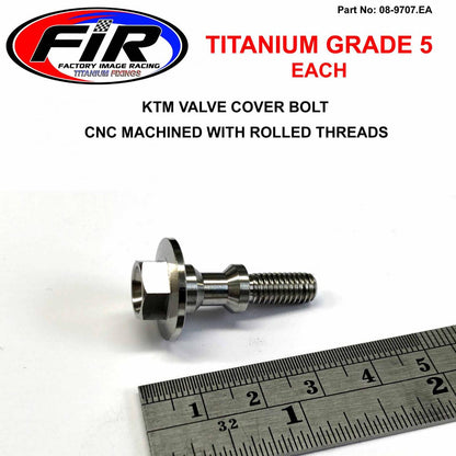 GR5 KTM VALVE COVER BOLT M6x27mm, 78036054100 / M6x1.00mm PITCH, / EACH