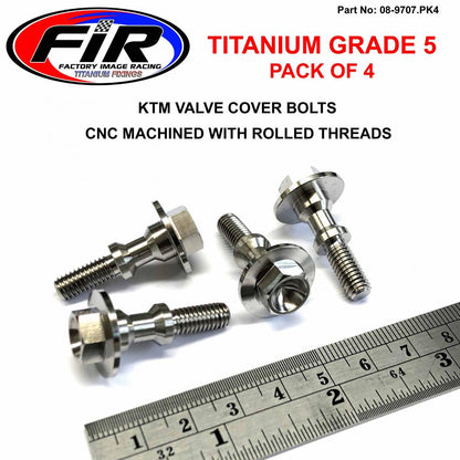 GR5 KTM VALVE COVER BOLT M6x27mm, 78036054100 / PACK OF 4, / M6x1.00mm PITCH