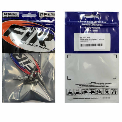 GR5 KTM VALVE COVER BOLT M6x27mm, 78036054100 / PACK OF 4, / M6x1.00mm PITCH