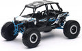 MODEL DIE CAST POLARIS RZR XP 4 TURBO, 2017, WHITE LIGHTNING, SCALE 1:18, NEWRAY 57976A