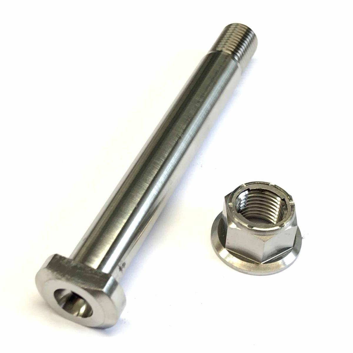 GR5 BOLT M14x116mm KAWASAKI, 92153-0407 & 92015-1401 EACH, TITANIUM FACTROY IMAGE RACING