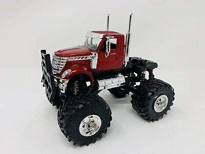MODEL DIE CAST INTERNATIONAL LONESTAR, TRUCK, RED AND BLACK, SCALE 1:43, NEWRAY 54576