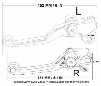 FLEXI CLUTCH & BRAKE LEVER CNC BILLET, HUSQVARNA CR WR 125 300 , Foldable 8000A9347 800077737