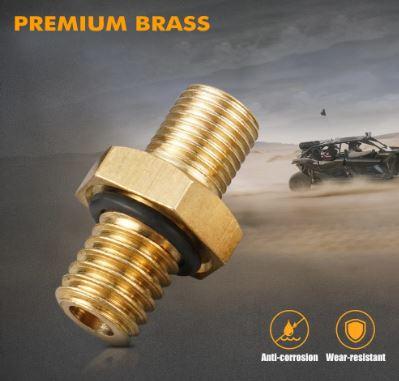 2pcs Shock Schrader Valve, Tap & Drill Nitrogen Universal