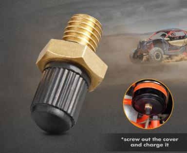 2pcs Shock Schrader Valve, Tap & Drill Nitrogen Universal