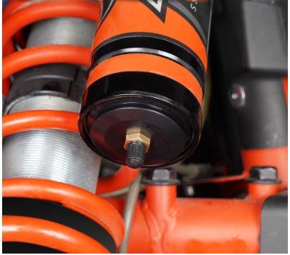 2pcs Shock Schrader Valve, Tap & Drill Nitrogen Universal