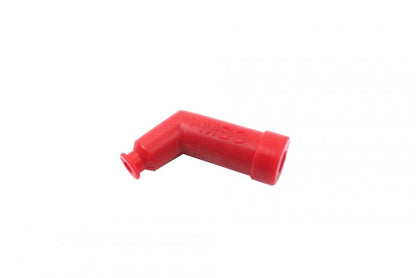 SPARK PLUG CAP RUBBER RED 120° UNIVERSAL FITMENT