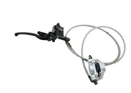 FRONT DISC BRAKE KIT LH ATV MASTER CYLINDER CALIPER HOSE