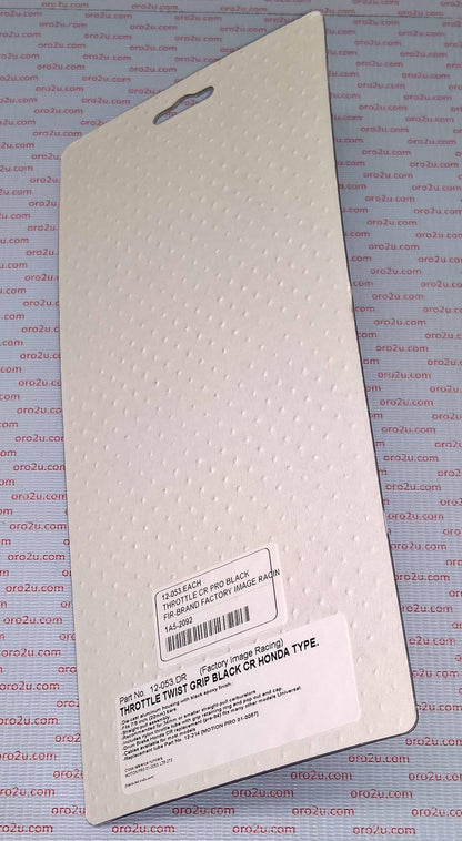 THROTTLE TWIST GRIP ASSEMBLY CR PRO BLACK