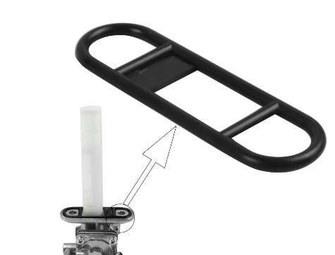 O-RING FUEL PETCOCK TAP MOUNT, RUBBER SEAL GASKET FOR TANK 31A-24500-02 51023-1372, 44300-45011, 44300-45370, 44300-45371, 44300-45372, 44300-34470, 44300-34471