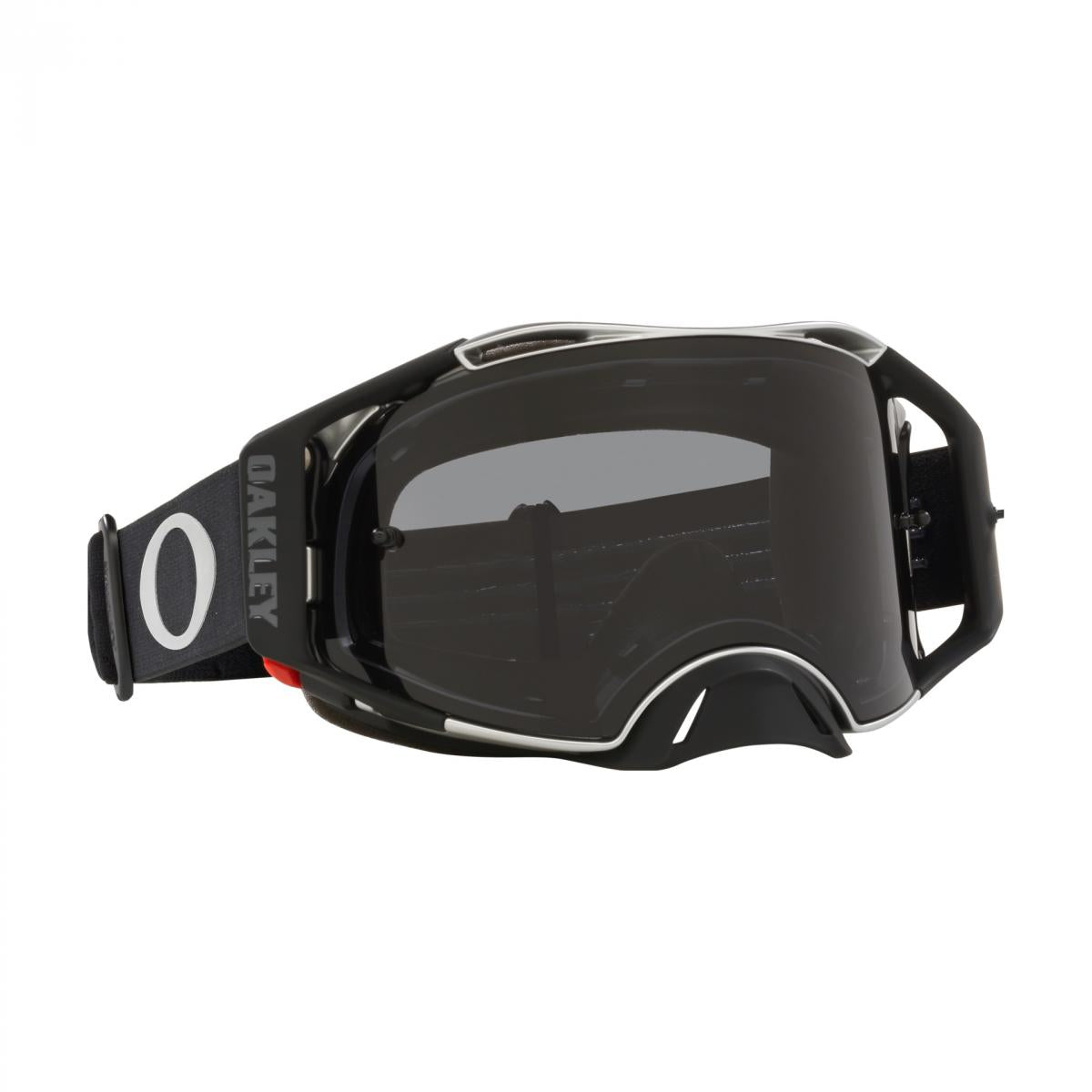 OAKLEY AIRBRAKE MX TUFF BLOCKS BLACK/GUNMETAL, DARK GREY LENS OA OO7046-C3, OA OO7046-C3