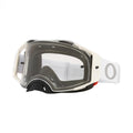 OAKLEY AIRBRAKE MX TUFF BLOCKS WHITE, CLEAR LENS OA OO7046-C4, OA OO7046-C4
