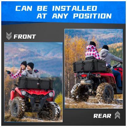 ATV CARGO STORAGE BAG, (SET OF 2) FRONT or REAR MOUNT