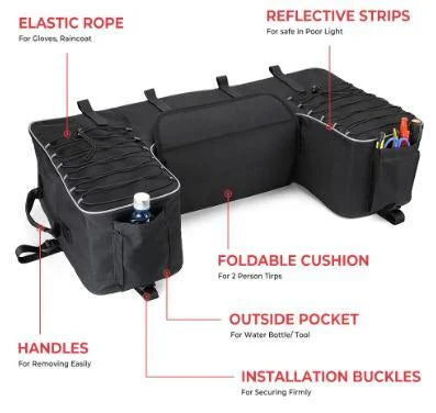 ATV REAR CARGO BAG UNIVERSAL, LUGGAGE / STORAGE PACK