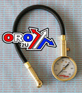 TYRE PRESSURE GAUGE 60 PSI, WITH HOSE & BLEED 45* TIP, ACCU-GAGE H60XA