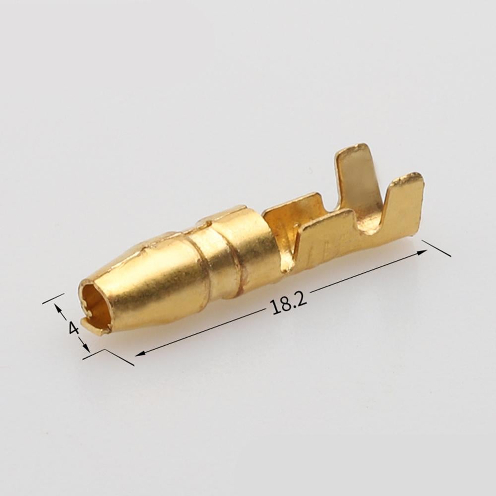 TERMINAL KIT 4mm PACK100 SETS ELECTRICAL WIRE CONNECTORS [400pcs]