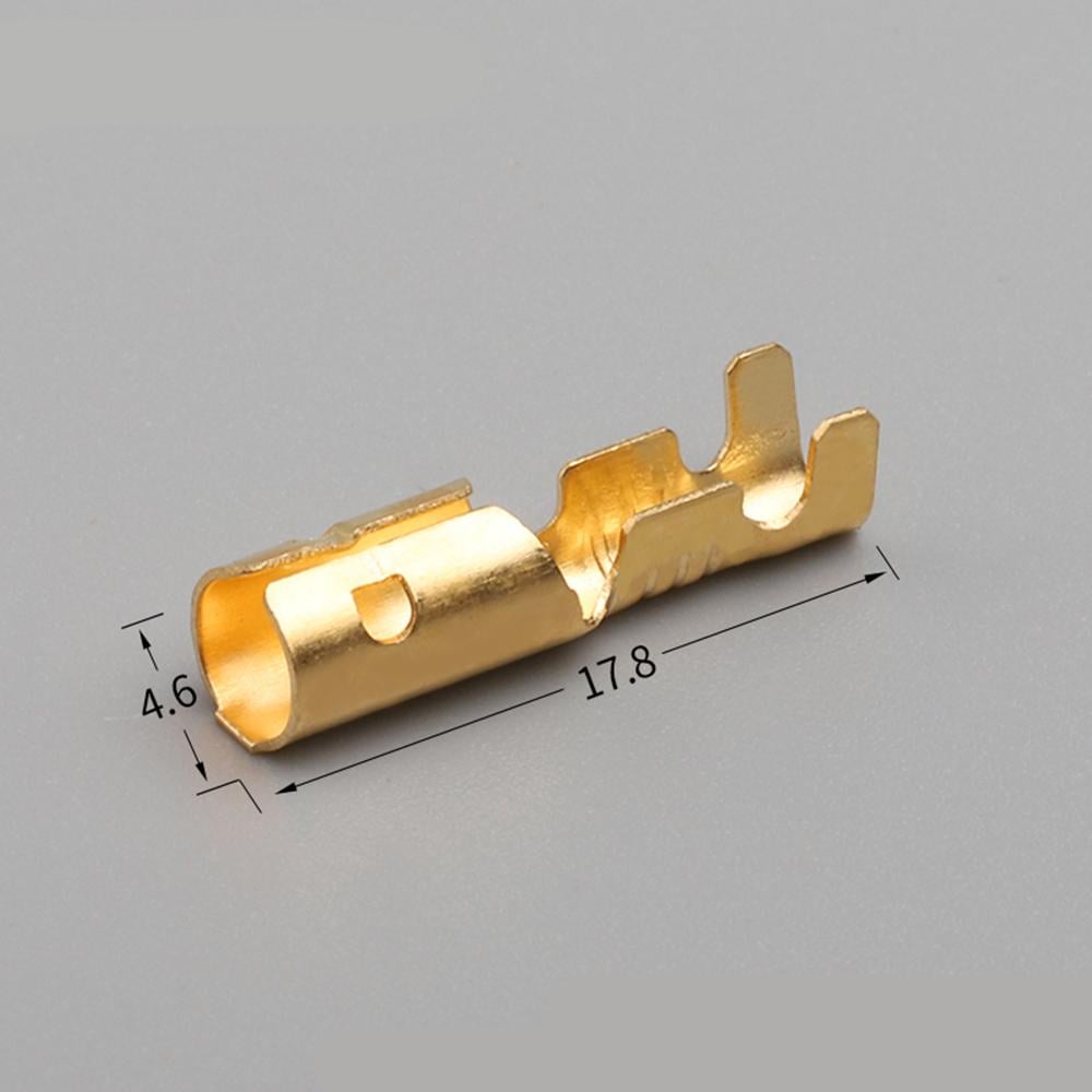 TERMINAL KIT 4mm PACK100 SETS ELECTRICAL WIRE CONNECTORS