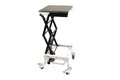 TAGZ WHEEL ABOUT LIFT 150KG (FREIGHT), WHITE/BLACK HYDRAULIC SCISSOR STAND, MAX LIFT WEIGHT 150KG
