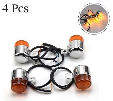 TURN SIGNAL 6V INDICATOR (PACK OF 4), HONDA Z50 MONKEY CHALY DAX CF50 CF70 CT70 ST50 ST70