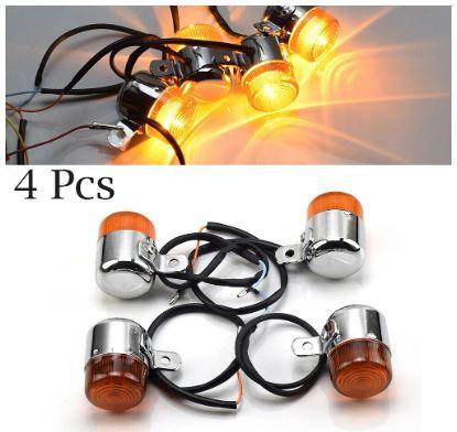 TURN SIGNAL 6V INDICATOR PACK OF 4 HONDA Z50 MONKEY CHALY DAX CF50 CF70 CT70 ST50 ST70