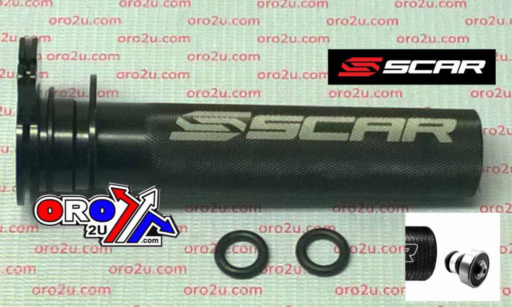 ALUMINIUM THROTTLE TUBE WITH BEARING BLACK 89-26 BETA HONDA HUSQVARNA KTM RR RX CR CRF TC TE SX EXC SCAR TT501