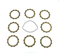 CLUTCH FRICTION PLATE SET HSQ FE250 17-22, ATHENA P40230025, WITH GASKET