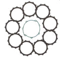 CLUTCH FRICTION PLATE SET YAMAHA YZ-F 426 00, ATHENA P40230104, WITH GASKET