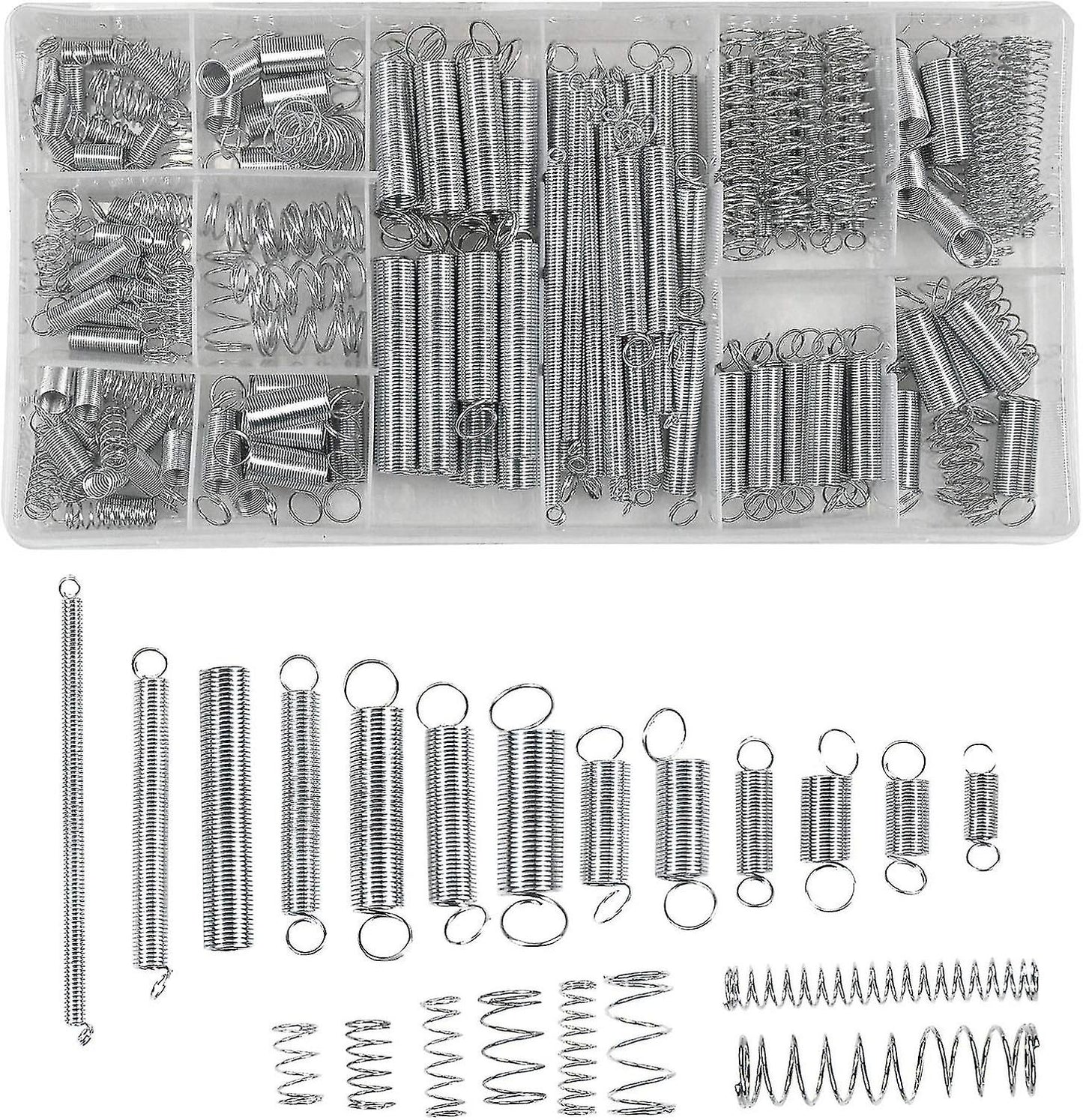 SPRING ASSORTMENT MIX KIT - ZINC PLATED SPRINGS - 20 SIZES