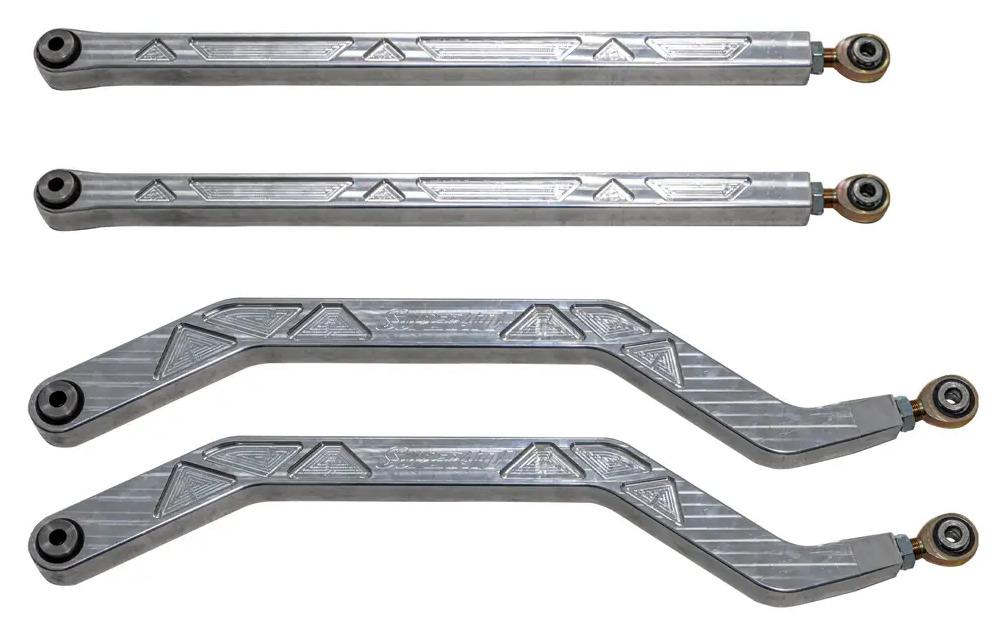 BILLET RADIUS ARM SET SUPER ATV POLARIS XP TURBO HC RA-P-RZRT-B-HC KIT CONTAINS 4 ARMS