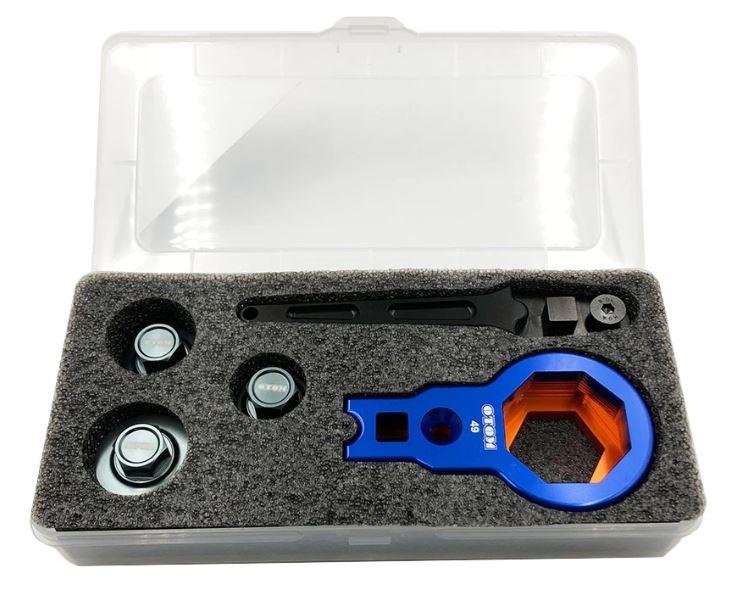 FORK CAP WRENCH AND SLEEVE KIT 35mm 49mm 50mm