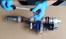 REAR SHOCK NITROGEN CHARGING TOOL KIT WP RESERVOIR SHOCKS PRESSURE TESTING